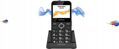 Telefoni MyPhone Halo 3, ekran 2.3", bateri 1000mAh, i kuq e zi