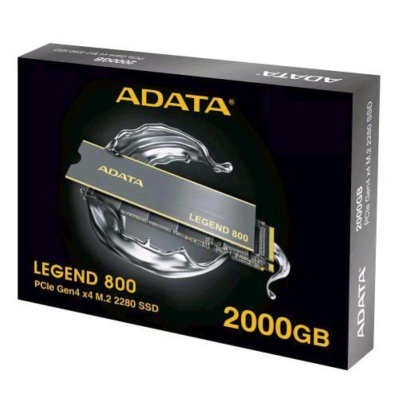 SSD i brendshëm ADATA LEGEND 800, 2TB, M.2 PCIe 4.0 NVMe, gri