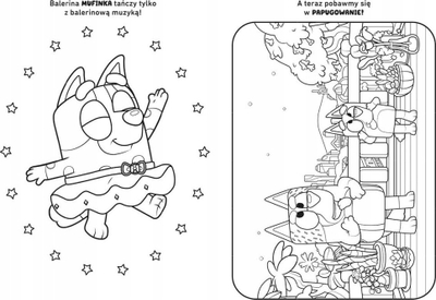 Libër me ngjyrosje Ale Zabawa Bluey Happy Coloring Book, 64 faqe, për kalamaj