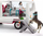 Set lodër Schleich Horse Club Mobile Vet, 13 pjesë, ambulancë me mëz, shumëngjyrësh
