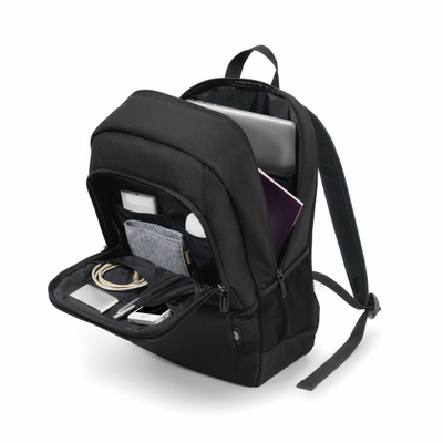 Çantë shpine Dicota Eco Backpack BASE D30914, 14.1", RPET, e zezë