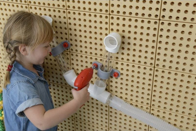 Set veglash lodër Masterkidz Tool Set With Drill, 8 elemente, për panel STEM, shumëngjyrësh