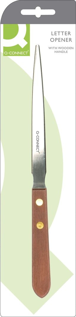 Thikë për zarfe Q-Connect, 22 cm, e kaftë/e argjendtë