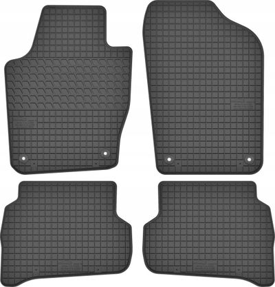Tapete gome GeyerHosaja Seat Ibiza IV, set 4 copë, me kapëse, të zeza