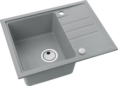Кујнски мијалник Alveus Intermezzo 30, гранит, 62x48 cm, сив concrete