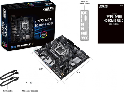 Pllakë amë Asus PRIME H510M-E R2.0, Intel H510, Socket 1200, 2 slota, Micro ATX