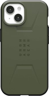 Kllëf telefoni UAG Civilian për iPhone 15 6.1", me MagSafe, jeshile ulliri