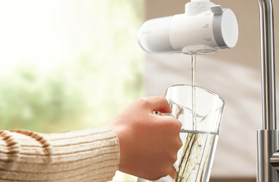 Filtër uji për rubinet Xiaomi Faucet Water Purifier, shumëshkallësh, i bardhë
