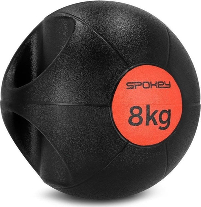 Top medicinal me doreza Spokey 929866, 8kg, për ushtrime force