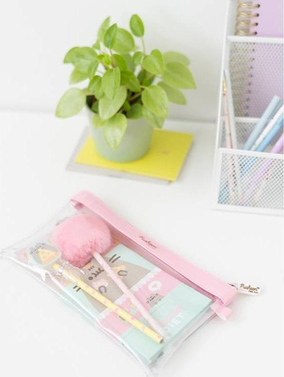 Set shkrimi Pusheen Foodie, 6 pjesë, me penar dhe fletore, shumëngjyrësh