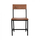Karrige metal + acacia 45.5×43.5×85.5 cm (HM8179.11)
