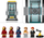 Set LEGO Marvel Laboratori i Iron Man, salla e armaturave, laborator ndërtimi, shumë figura, me ngjyra