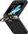 Kapak telefoni Mercury Gold Ring për Samsung Galaxy Z Flip6, me unazë, i zi
