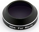 Филтер ND4 за дрон Green.L DJI Mavic Air, оптичко стакло, темно сива
