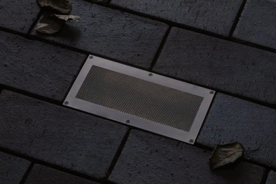 Dritë dyshemeje LED Paulmann Brick, 10x20 cm, me sensor lëvizje, gri
