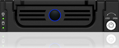 Kuti disk HDD Icy Box IB-138SK-B-II, 3.5" SATA, alumini, e zezë
