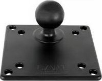 Komplet montimi Honeywell VX89A032RAMBALL, kokë sferike 2.25\", bazë katrore 4.75\", i zi