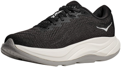 Atlete Hoka Rincon 4 për goca, material sintetik, shumë komode, bardh e zezë