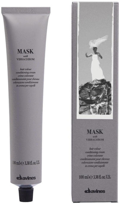 Krem boje flokësh Davines Mask Vibrachrom 6.44, krem kondicionues, profesional