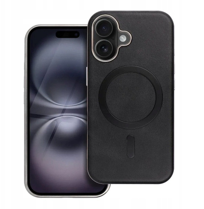 Maskë telefoni OEM Gentleman Mag Cover për iPhone 16 Pro, me MagSafe, e zezë