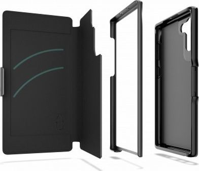 Mbrotjëse për telefon Galaxy Note 10 GEAR4 Oxford Eco (6,3) e zezë