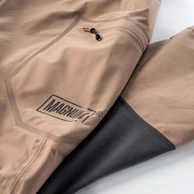 Pantallona outdoor Magnum Hardshell, 3 shtresa, që s’i hyn uji, ngjyrë khaki