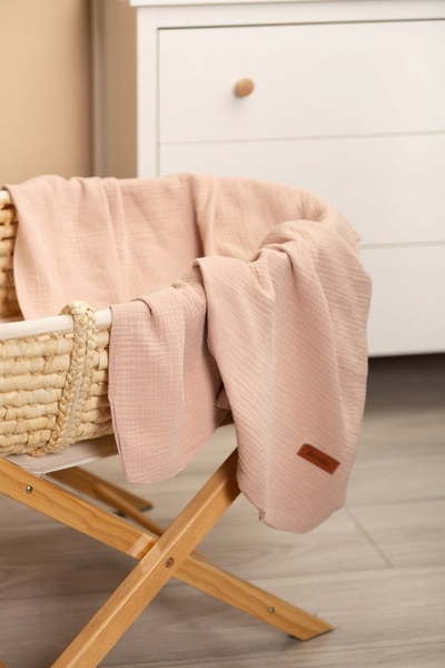 Batanije muslin Sensillo Cocoa, 75x100 cm, pambuk, kafe
