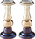 Set mbajtëse qirinjsh IMARTI, 2 copë, xham 30 cm, ngjyrë ari
