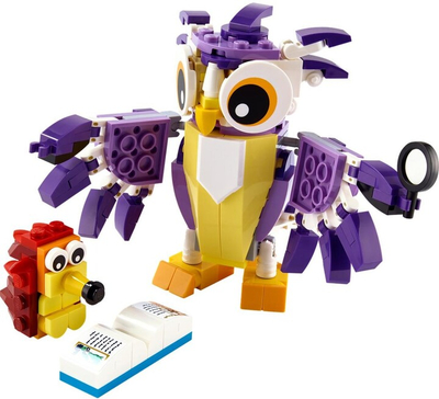 Set LEGO® Creator 3in1 31125 Magic Forest Animals, 175 pjesë