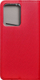 Këllf libri Smart Case për Xiaomi Redmi Note 12 Pro, me magnet, me xhep karte, i kuq