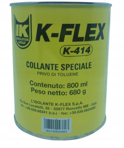 Лепак за изолација од гума К-Флекс K-414, 800ml, жолт