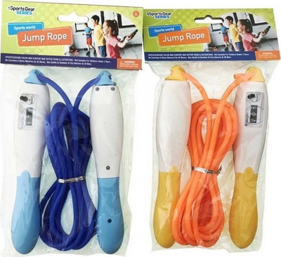 Litar kërcimi Madej Jump Rope, me numërues, për kalamaj, shumëngjyrësh
