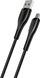 Kabllo USB USAMS SJ375, MicroUSB, 4A karikim i shpejtë, 1m, e zezë