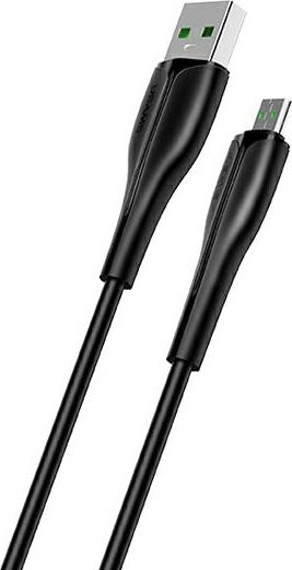 Kabllo USB USAMS SJ375, MicroUSB, 4A karikim i shpejtë, 1m, e zezë