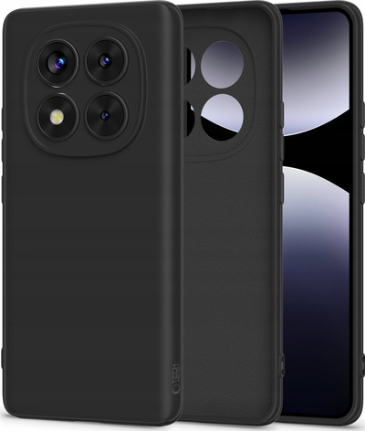 Mbulesë silikoni Tech-Protect Icon për Xiaomi Redmi Note 14 Pro 5G, e zezë