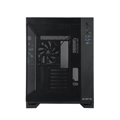 Kornizë kompjuteri Chieftec Visio Air GM-30B-M-OP, ATX, xham i temperuar, e zezë