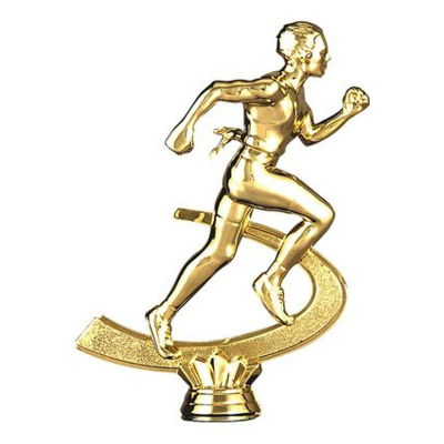Figurinë sportive Tryumf F224/G, plastikë, 15cm, ngjyrë ari