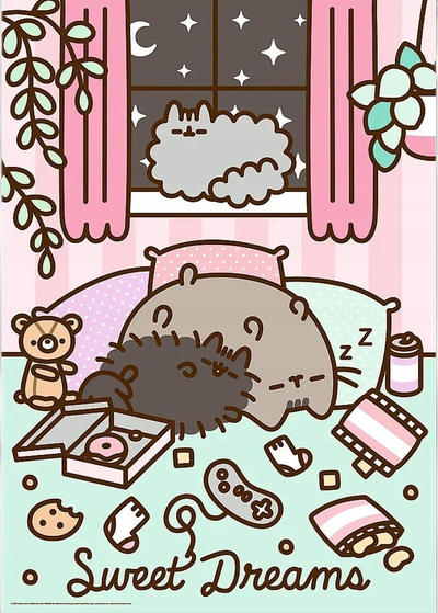 Puzzle Trefl Pusheen Fluid World, 1000 pjesë, shumëngjyrësh