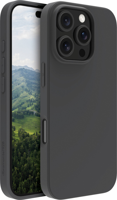 Mbulesë telefoni Dbramante1928 Greenland, për iPhone 16 Pro, plastike, e zezë
