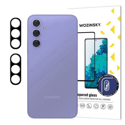 Mbrojtës kamere Wozinsky Full Camera Glass, Samsung Galaxy A17 A17 5G, set 2 copa, i zi