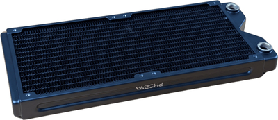 Radiator për ftohje me ujë Phobya R27 S280, 280 mm, 18 FPI, i zi