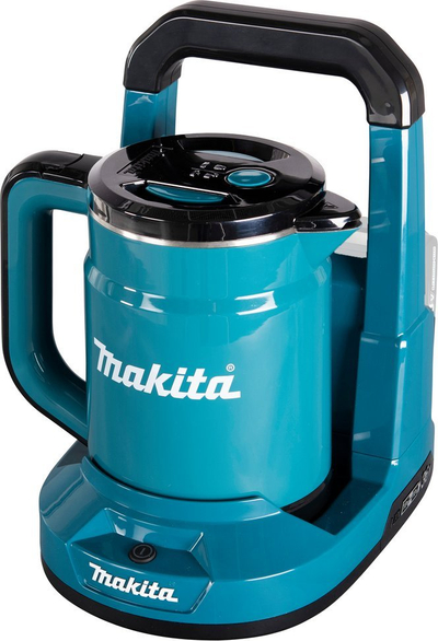 Çajnik pa kabllo Makita DKT360Z LXT, 36V me dy bateri 18V, 800 ml, blu