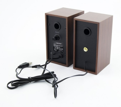 Altoparlantë kompjuteri Esperanza Folk EP122, stereo, USB, të zinj