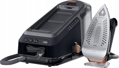Stacion avulli Braun CareStyle 7 Pro IS7286BK, rezervuar i madh uji, i zi