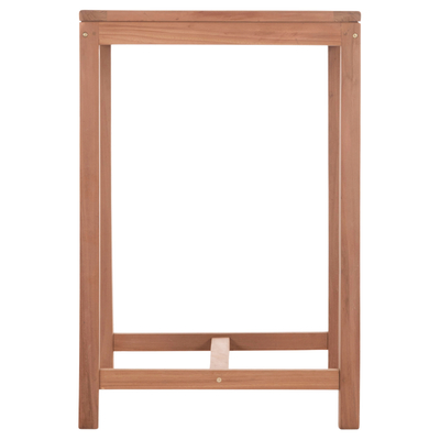 Tavolinë bar HM PRESSCOT, dru teak, 70x70x105 cm, ngjyrë natyrale