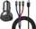 Karikues për veturë Baseus Three Primary Colors 2x USB-A 4.8 A