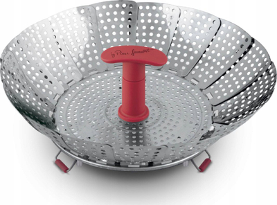 Shportë avullimi Lamart LT7065, çelik inoks, diametër deri në 22 cm, argjend