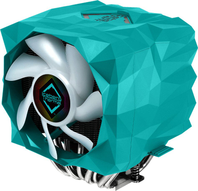 Ftohës procesori Iceberg Thermal IceSLEET X9 Dual TR, 120mm, ARGB, teal