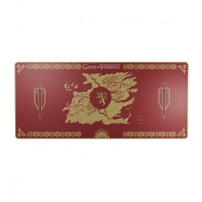 Подлога за глушец Lexip Game of Thrones Lannister XXL, нелизгава подлога, црвена
