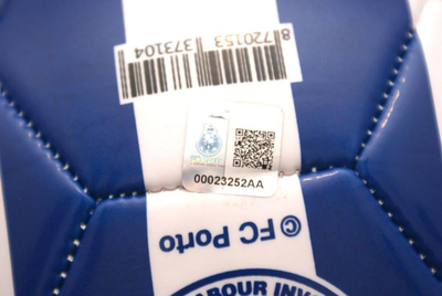 Топка фудбал FC Porto Football, 26 панели, PVC, бела